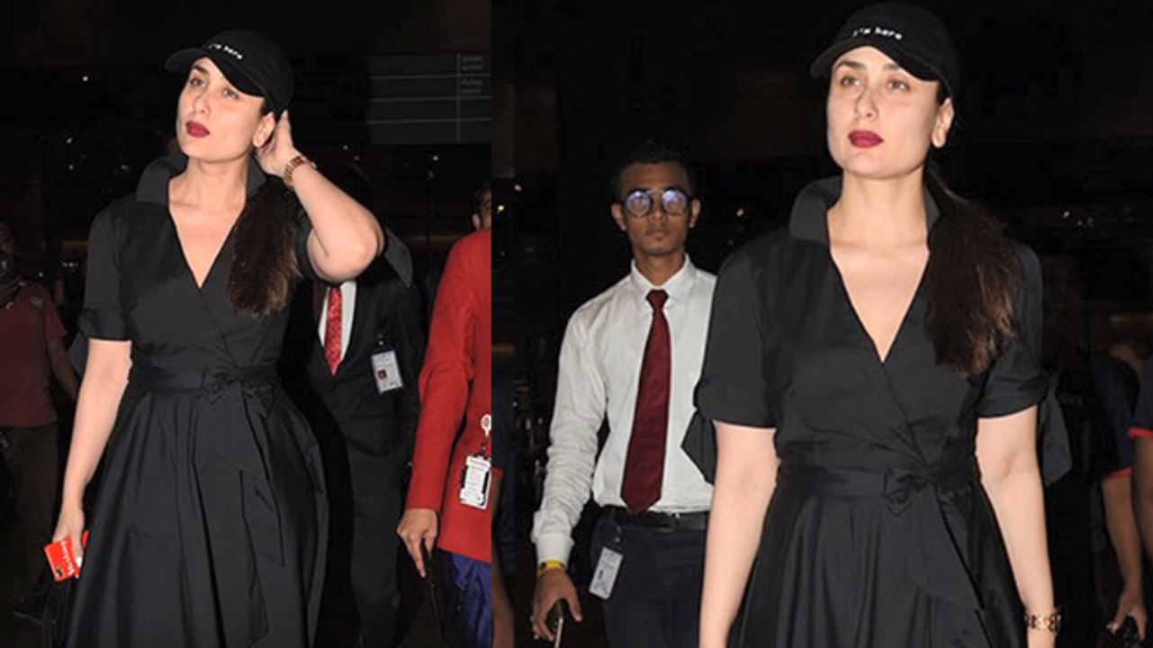Kareena Kapoor Looks Stunning In All Black Look At The Airport