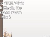 Smartbuy 500disc 700mb80min 52x CDR White Top Blank Media Record Disc  Black Permanent