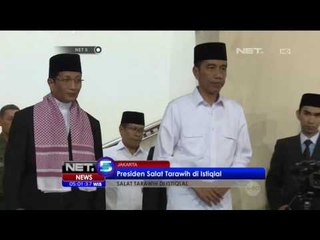 Presiden Jokowi Laksanakan Tharawih di Masjid Istiqlal - NET5
