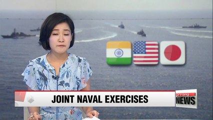 U.S., India, Japan launch joint military exercises