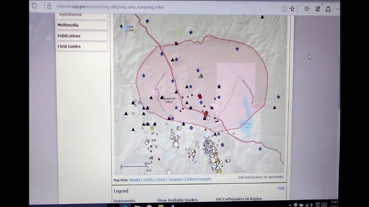 Eyes On The Long Valley Supervolcano