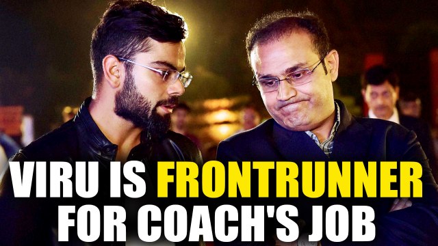 Virender Sehwag is front runner for Head coach post | Oneindia News