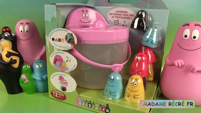 Barbapapa Apprendre les formes et couleurs Trieur de formes interactif Jouets pour bébé