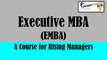 Executive-MBA - EMBA - Distance Education Delhi