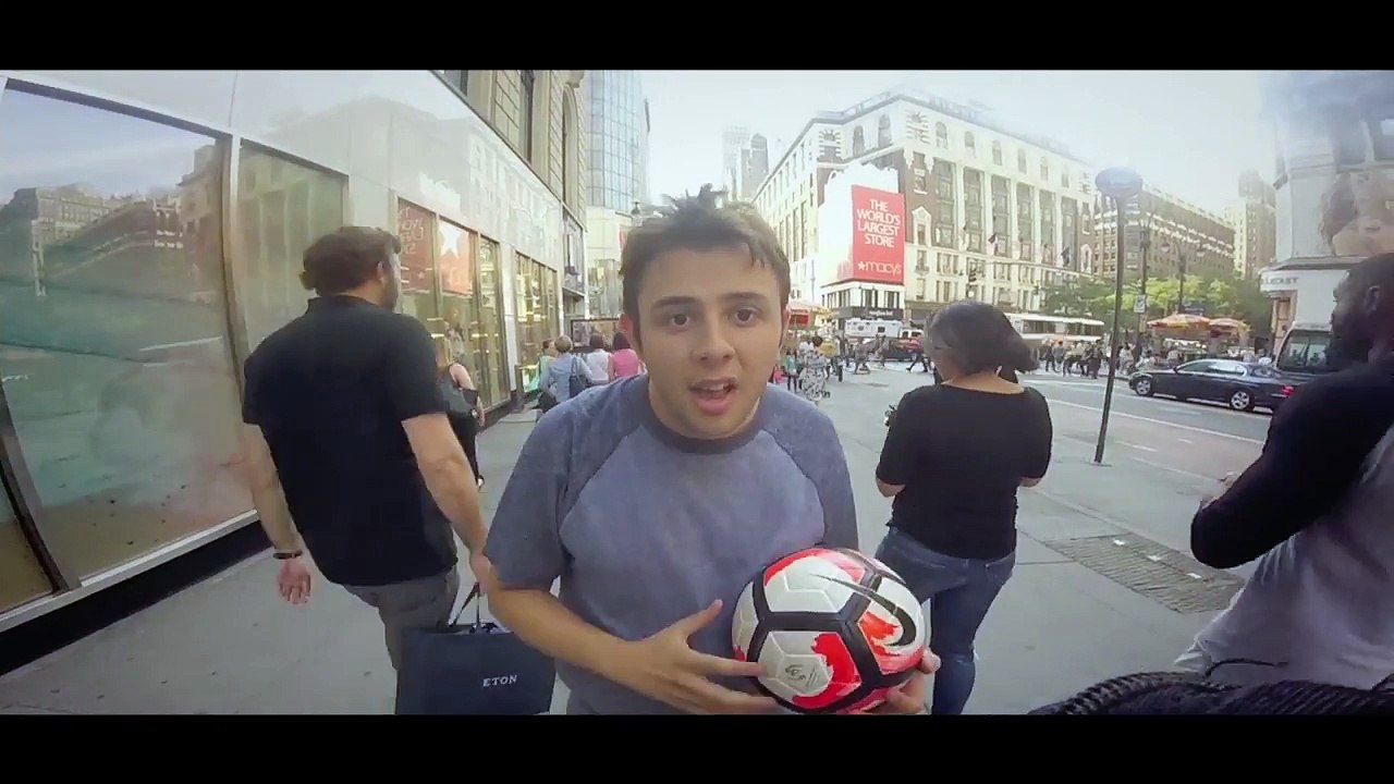 10 Hours of Walking in NYC with a Soccer Ball