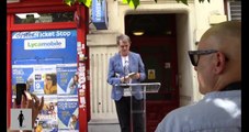 Charlie Chaplin London Blue Plaque Unveiling with Paul Merton Glenshaw Mansions (2017)