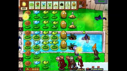Plants vs Zombies | first walkthrough - Level 3 | Part 2/2