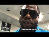 Leyon Azubuike talking boxing at mayweather boxing club - EsNews Boxing