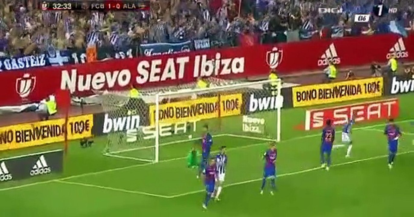 Theo Hernandez Amazing Free Kick Goal vs Barcelona