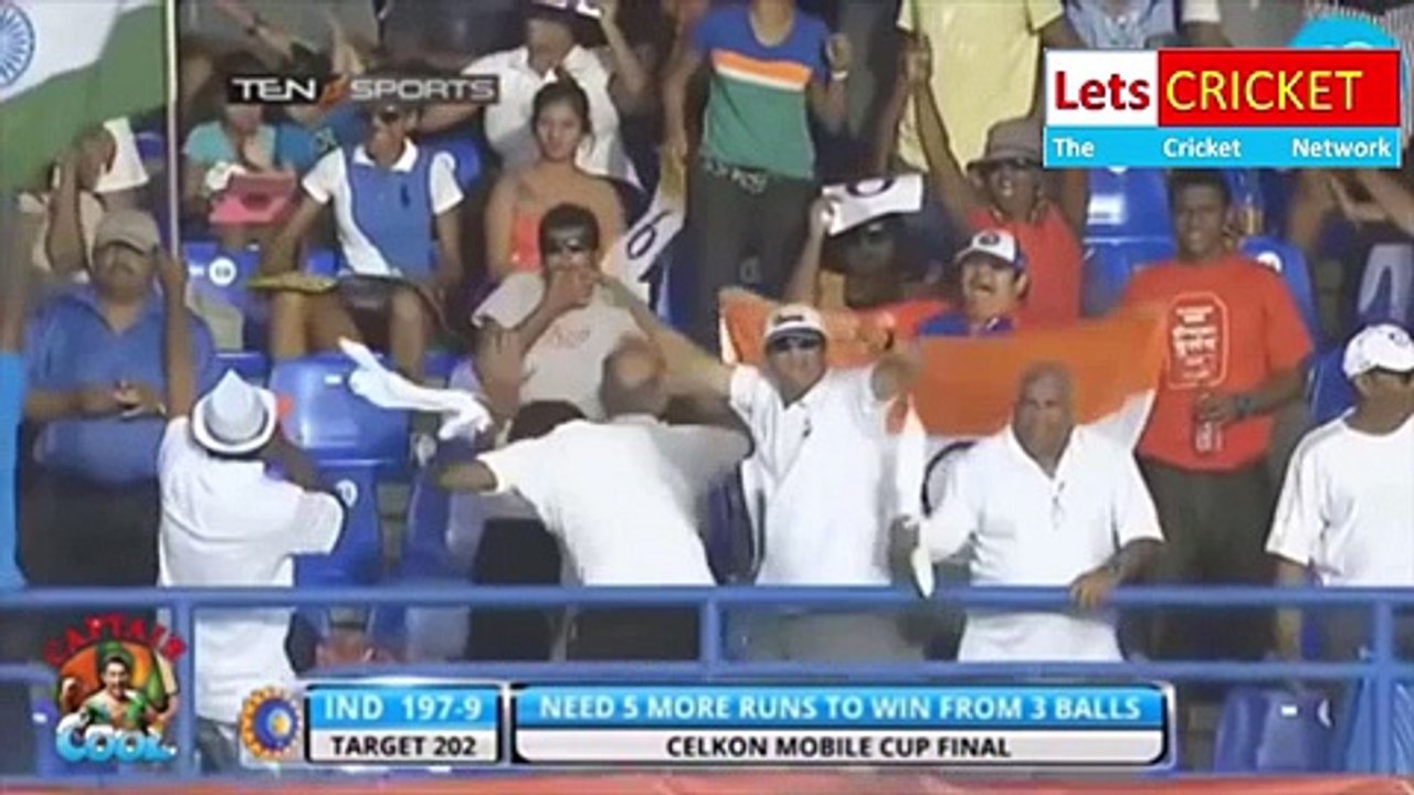 15 runs 5 balls DHONI is on strike