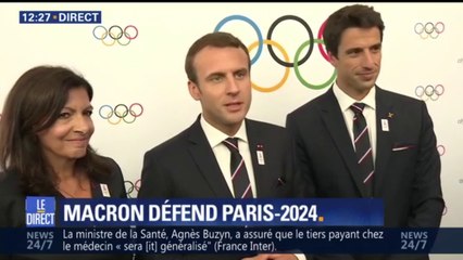 JO: "La France est prête, elle les attend", dit Emmanuel Macron