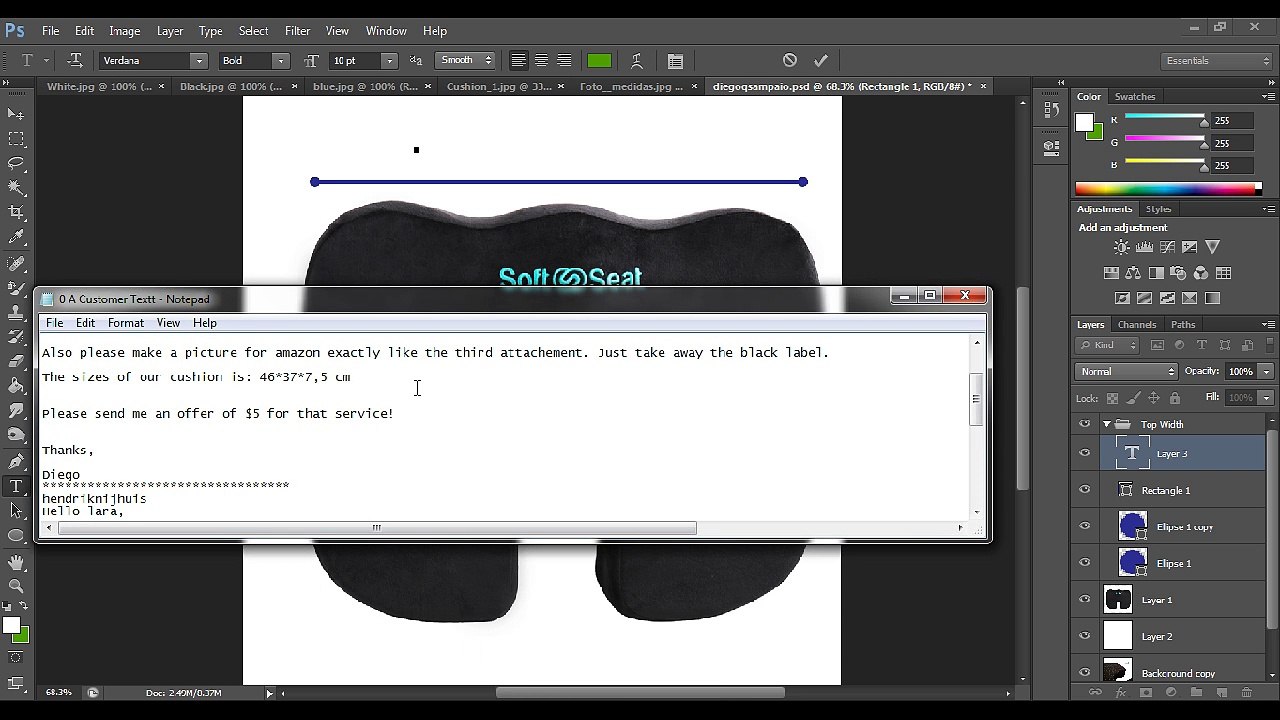 Photoshop Tutorial 5 - How to set the Dimension of an Object using Rectange and Elipse Tool