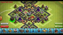 Androïde base de choc la défense conception conception salle mise en page de de ville Th4 ● clans 4 ● coc th4 g