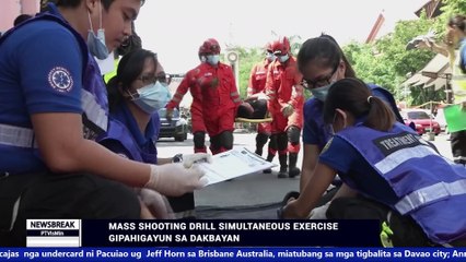 ATANGI ANG NEWS BREAK SA PTV DAVAO KARONG HAPON | Mass shooting drill simultaneous exercise, gipahigayun sa dakbayan