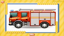 Pour des jeux enfants rencontre ou jouer les tout-petits un camion Véhicules Voiture de police, camion de pompiers, monstre p