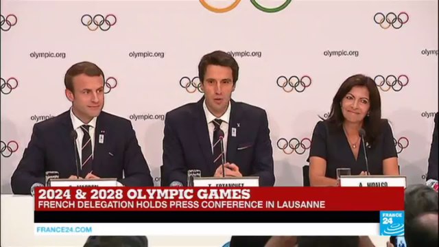 REPLAY - French Delegation holds press conference about 2024 Olympics attribution