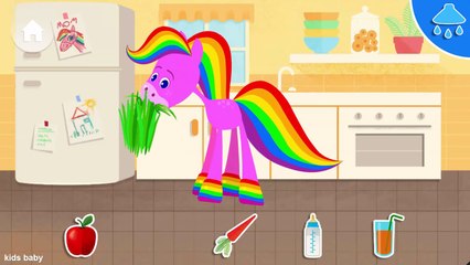 My Pet Rainbow Horse ✦ Play with and Care, Bathtime, Doctor Rainbow Horse for Kids