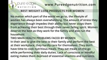 Best Weight Loss Products For Women