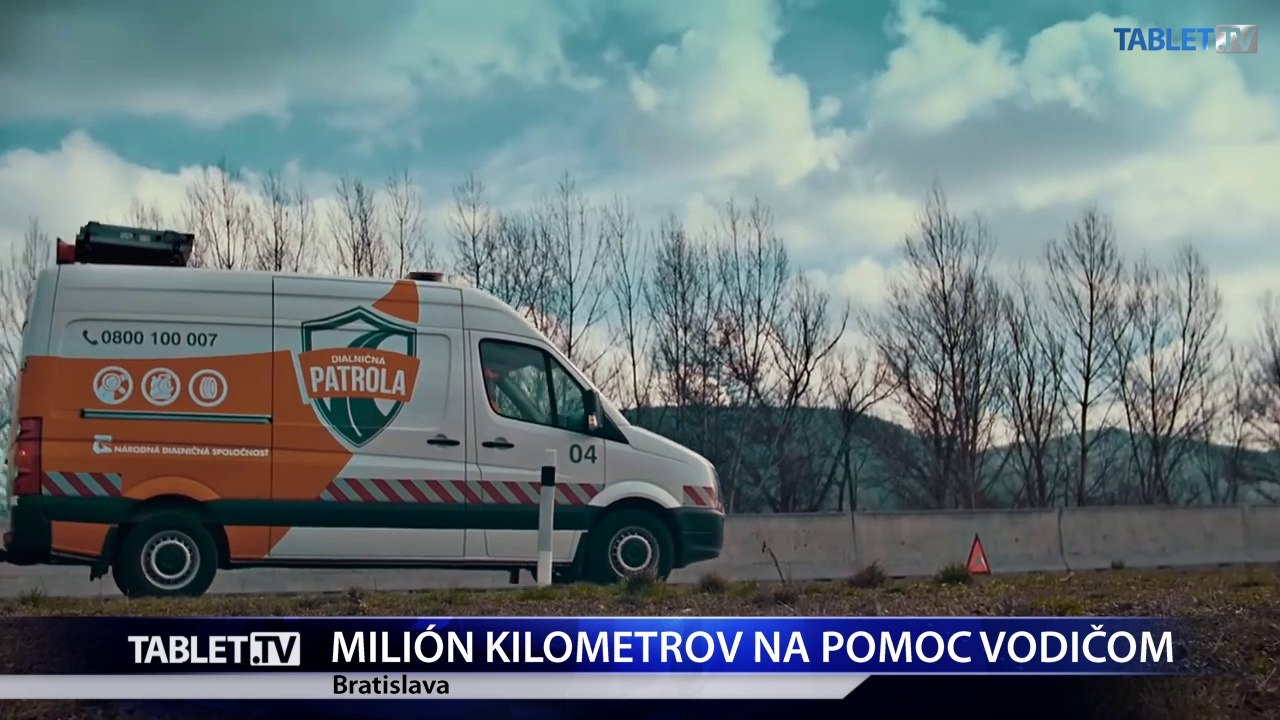 Diaľničná patrola najazdila v tomto roku už viac ako milión kilometrov