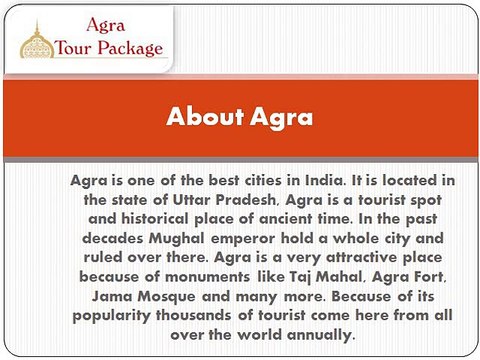 Famous places of agra | Taj mahal, Akbar's tomb,Jama mosque |