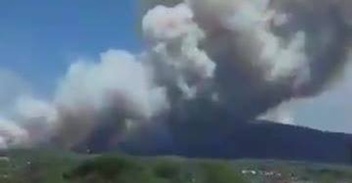 Wildfires Rage on Mount Vesuvius