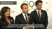 Macron à Lausanne: les valeurs de l'olympisme 
