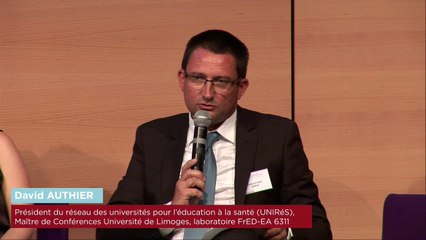 19 - Intervention de David AUTHIER - Table ronde : « Perspectives pour une prévention des conduites addictives encore plus efficace » - Journée sur la prévention des conduites addictives à l’Ecole, 28 juin 2017