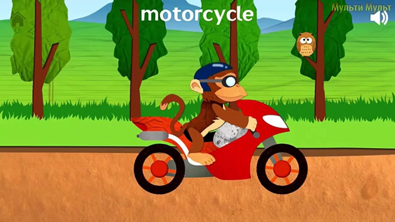 Learning Videos Cars for Kids Transportation sounds Names and Sounds of Vehicles