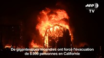 De gigantesques feux de forêt embrasent la Californie