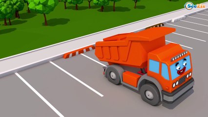 Learn Colors With Cars And Trucks For Children - Learning Colours songs for Kids