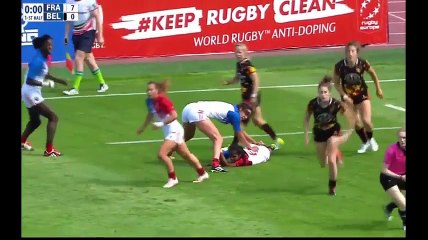 France 7 féminines fait le boulot lors de la première journée à Kazan