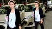 Pregnant Soha Ali Khan Walks The Mumbai Streets