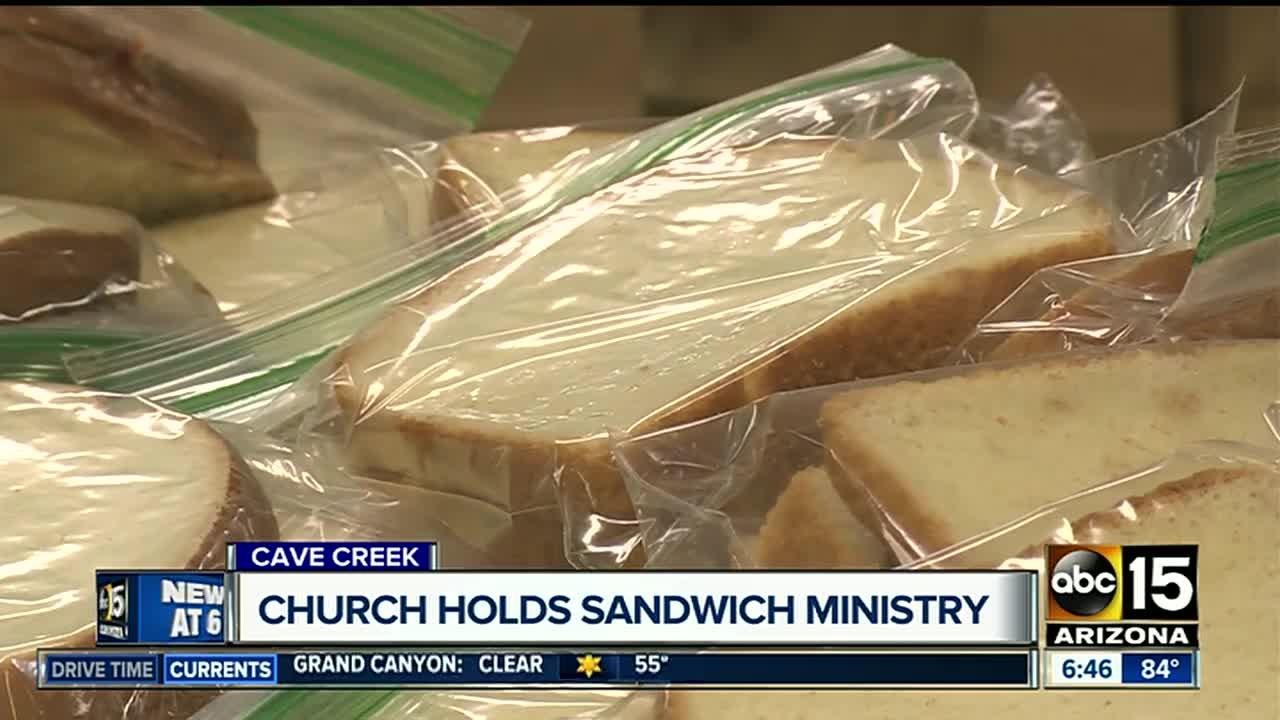 Cave Creek church hosts 'sandwich ministry' to...