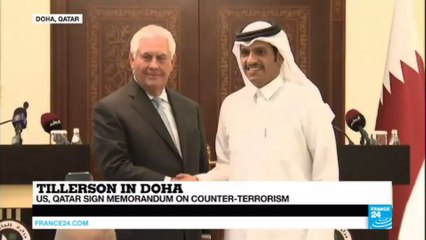 Tillerson in Doha: "Trump wants to rid the earth of terrorism and this agreement is a little part of this mission"