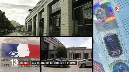 Budget : Bercy annonce 4,5 milliards d'euros d'économies d'ici fin 2017