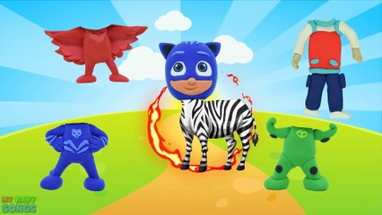 Download Video: Learn Colors for Kids with Wrong Body Paw Patrol Pj Masks Funny Animals Finger Family Nursery Rhyme