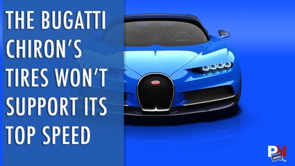 The Bugatti Chiron Can’t Hit Its Top Speed Because There’s No Tires That Can Withstand It