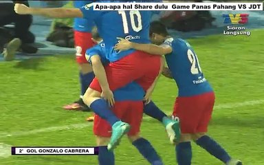 Pahang VS JDT 0-2 Liga Super 2017