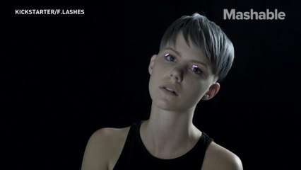 Light up the crowd with these LED lashes
