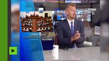 Coup de gueule en direct d’un journaliste russe contre des députés ayant augmenté leur salaire