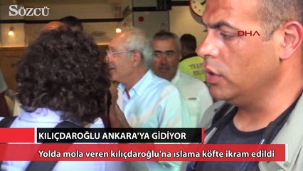 Kılıçdaroğlu karayoluyla Ankara'ya gidiyor