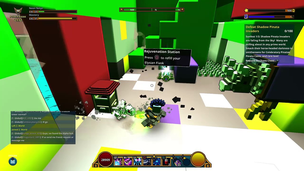 TROVE How to access First Scenario (Alpha hub) and the catacombs OoOoO Sp00kY
