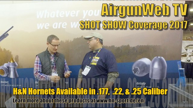 H&N Pellets at SHOT SHOW 2017 - .25 Cal Hornets, .22 Terminators, Maximum Lethality Pellets!
