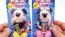 Disney Mickey Minnie Mouse Clubhouse & Friends Pez Candy Dispensers with Toy Plushes / TUY