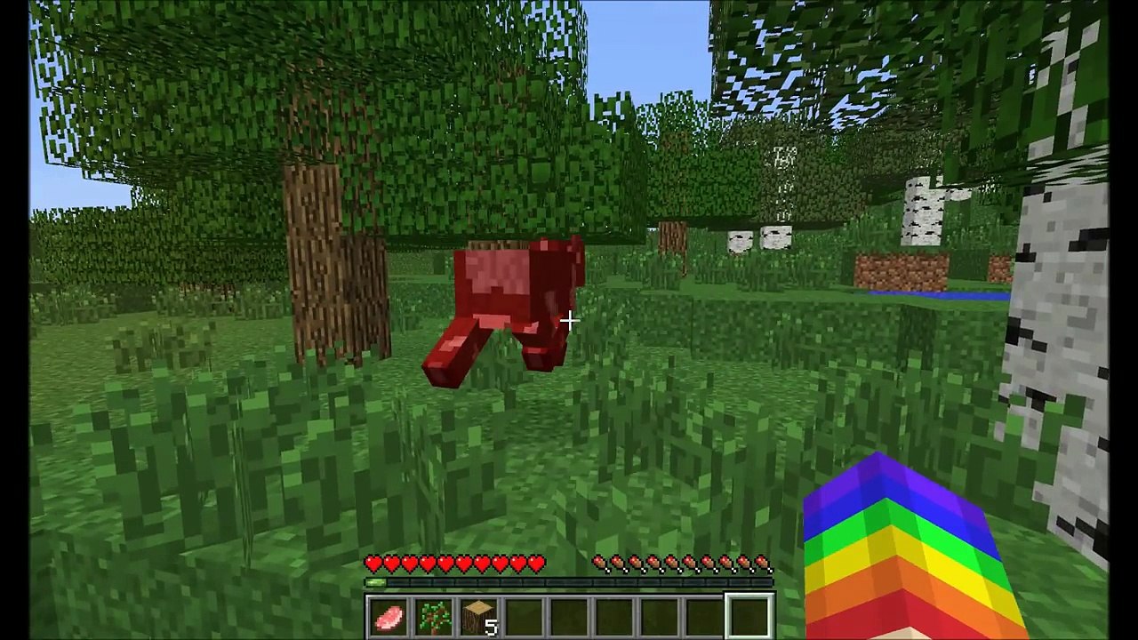 rainbow dash plays minecraft