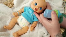 Baby Alive Wets n Wiggles Boy Doll Sherlock Feeding and Diaper Change
