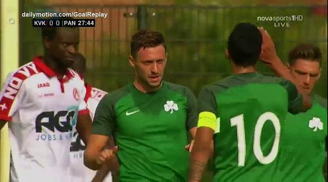 Omri Altman Goal HD - Kortrijk 0 - 1 Panathinaikos - 11.07.2017 (Full Replay)