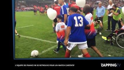 Zinédine Zidane : L’équipe de France 98 réunie pour un match caritatif (Vidéo)