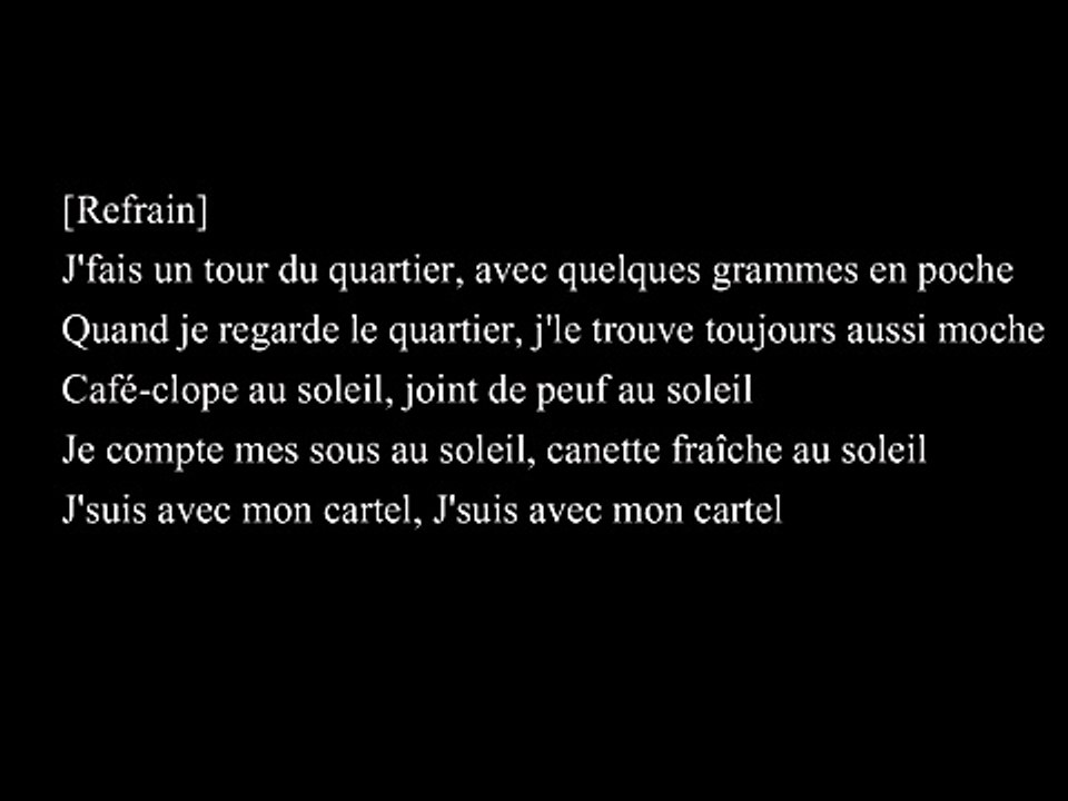 Rim'K - Cartel - Paroles-Lyrics