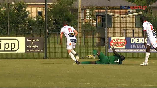 1-2 Guillermo Molins Palmeiro Goal - Kortrijk 1-2 Panathinaikos 11.07.2017 [HD]
